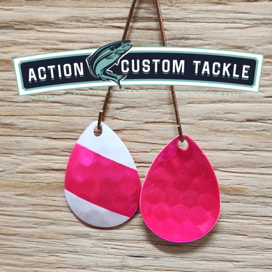 Silver blade series, 3.5 Colorado, Candy Pink back, Candy pink, White tips