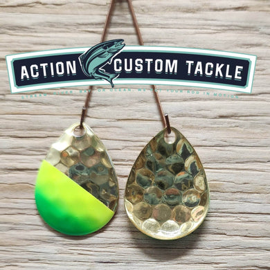 Gold blade series, 3.5 Colorado, Chartreuse Green