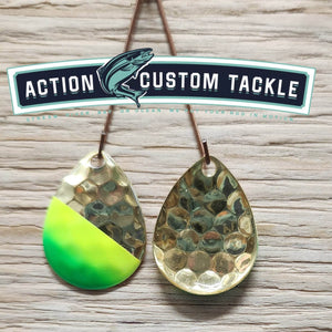 Gold blade series, 3.5 Colorado, Chartreuse Green