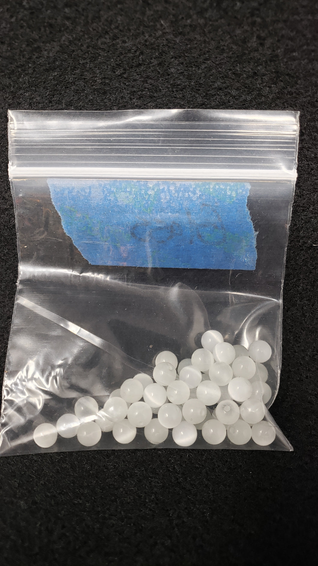 6mm bead, Glass Opaque, 20 or 60 pack