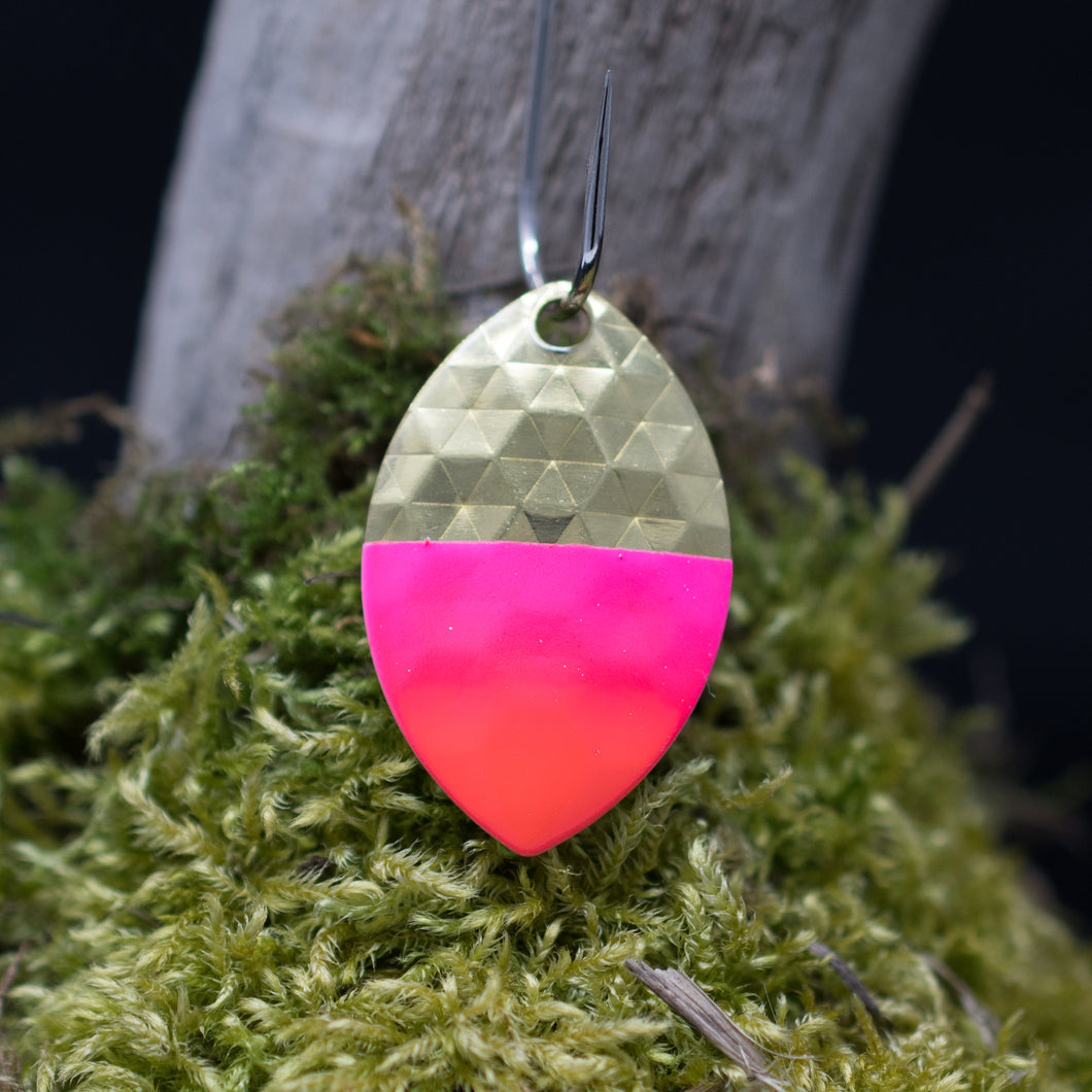 3.5 Cascade, Brass back, Brass, Pink, Red tip