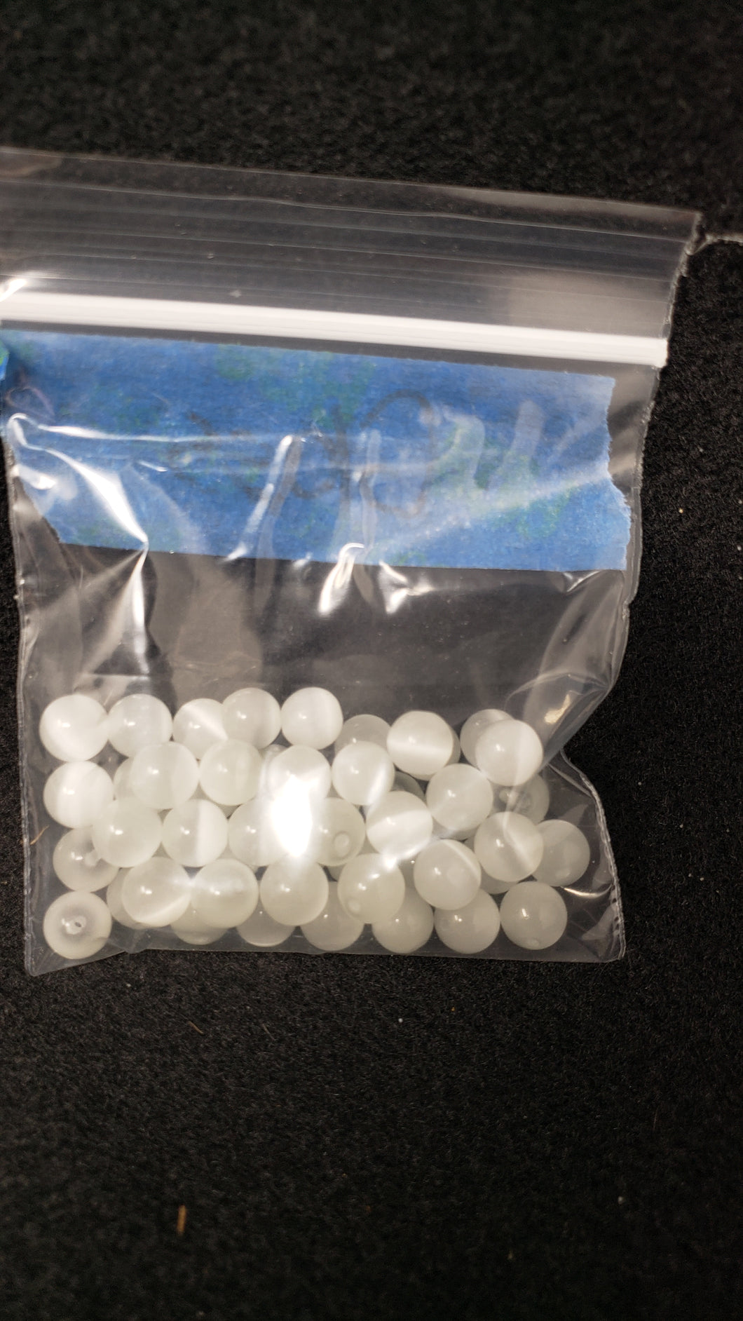 8mm bead, Glass Opaque, 20 or 60 pack