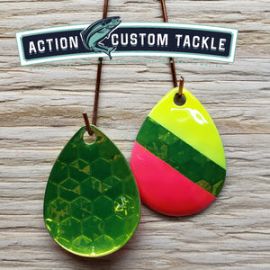 3.5 Colorado, Candy Key Lime back, chartreuse and pink