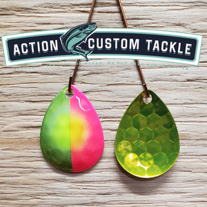 3.5 Colorado, Candy Key Lime back, Pink with Lime Chartreuse dot