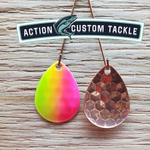 3.5 Colorado, copper back, Lime Chartreuse & Pink