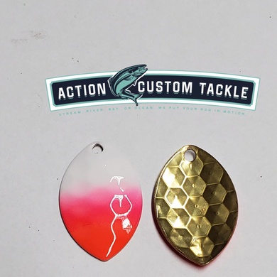 3.5 Cascade, Brass back, White, Pink, Red tip