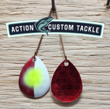 Load image into Gallery viewer, 3.5 Colorado, Candy Apple Red back and front, White, Lime dot